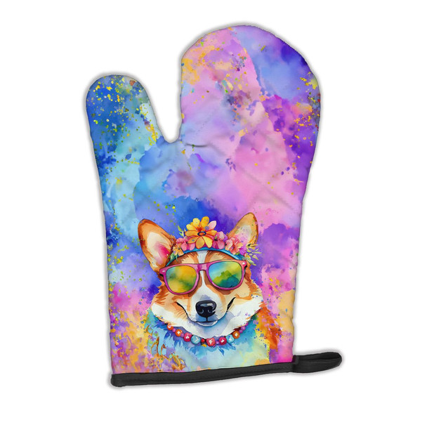 Corgi Hippie Dawg Oven Mitt DAC2497 product image at NuMercy