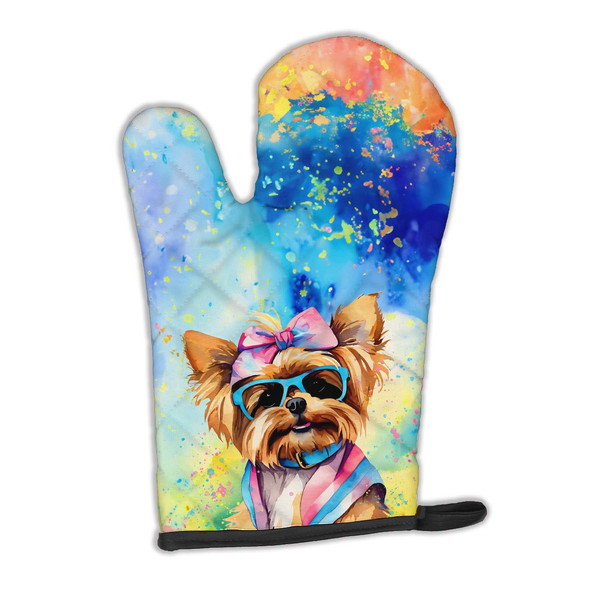 Yorkshire Terrier Hippie Dawg Oven Mitt DAC2574 product image at NuMercy