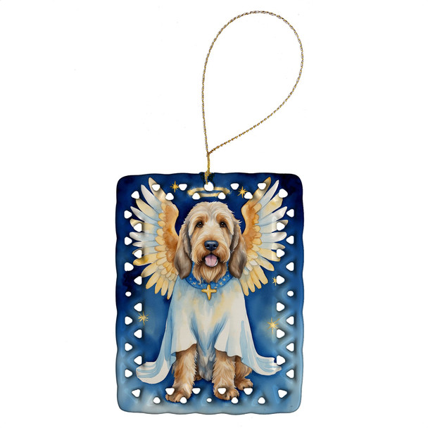 Otterhound My Angel Porcelain Christmas Ornament product image at NuMercy