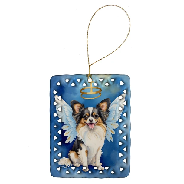 Papillon My Angel Porcelain Christmas Ornament product image at NuMercy