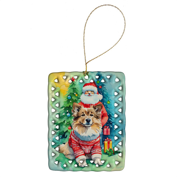 Finnish Lapphund Christmas Porcelain Ornament DAC3458 product image at NuMercy