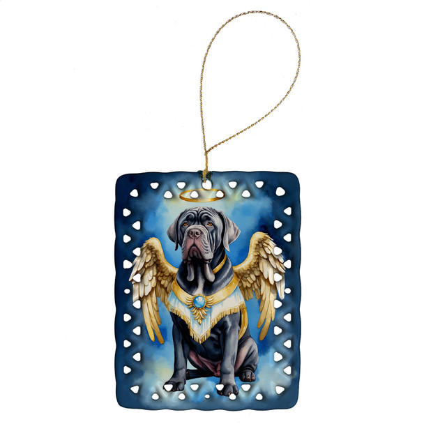 Neapolitan Mastiff My Angel Porcelain Christmas Ornament product image at NuMercy