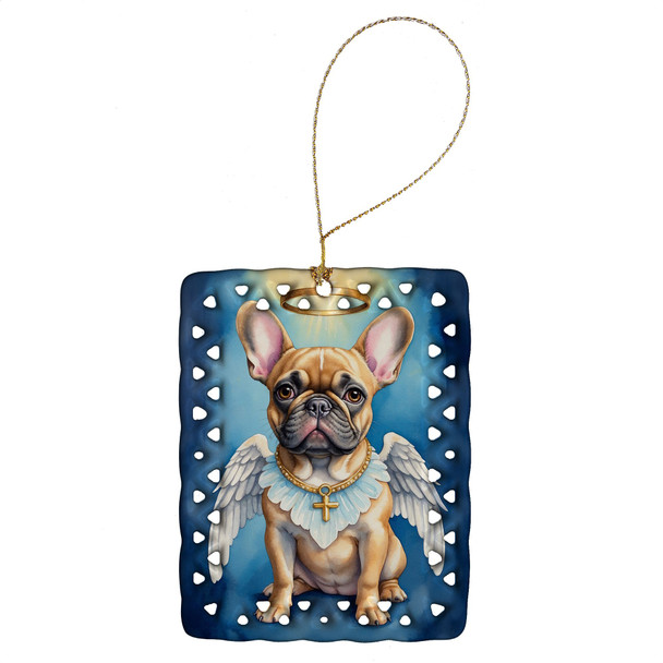 French Bulldog My Angel Porcelain Christmas Ornament product image at NuMercy
