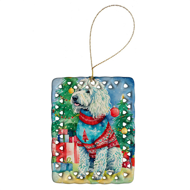 Komondor Christmas Porcelain Ornament DAC3496 product image at NuMercy