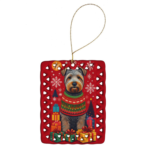Glen of Imaal Terrier Holiday Christmas Porcelain Ornament product image at NuMercy