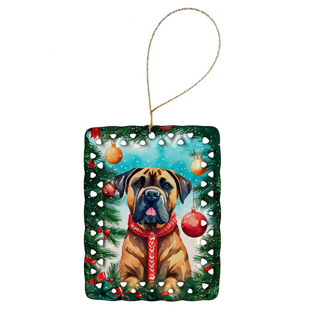 Cane Corso Christmas Porcelain Ornament DAC3407 product image at NuMercy