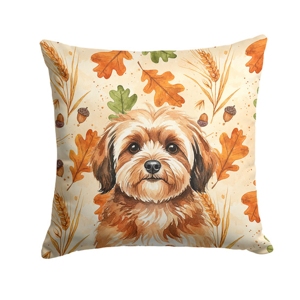 Sable Havanese Heirloom Fall Throw Pillow 14" x 14" product image at NuMercy