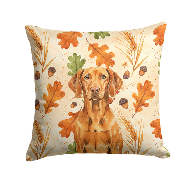 Vizsla Heirloom Fall Throw Pillow 14" x 14" product image at NuMercy