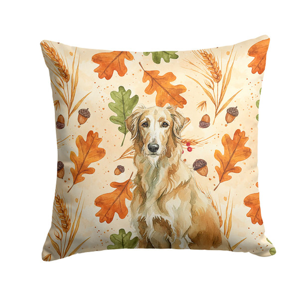 Wheaten Scottish Deerhound Heirloom Fall Throw Pillow 14" x 14" product image at NuMercy