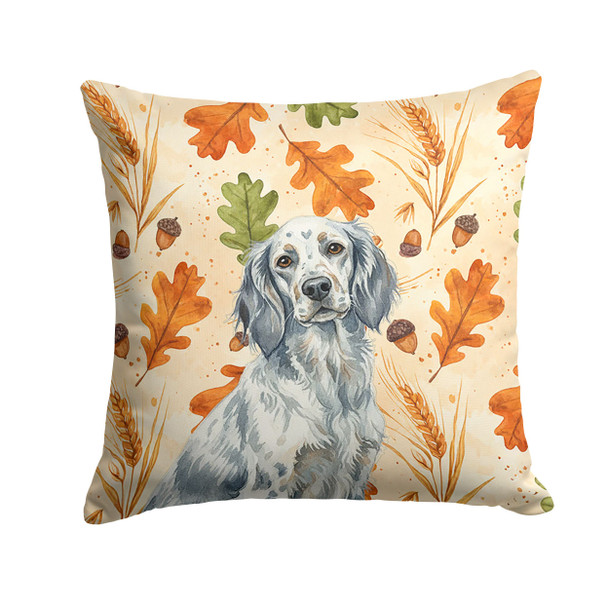 Blue Belton English Setter Heirloom Fall Throw Pillow 14" x 14" product image at NuMercy