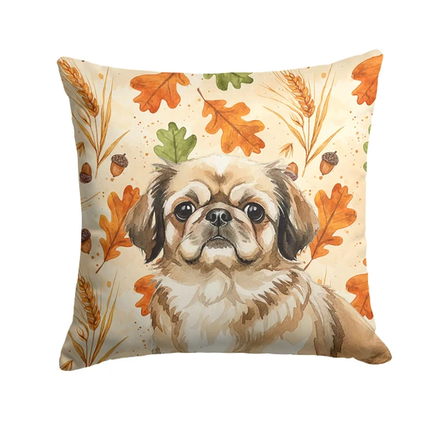 Sable Pekingese Heirloom Fall Throw Pillow 14" x 14" product image at NuMercy