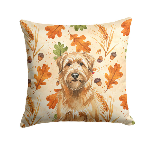 Tawny Briard Heirloom Fall Throw Pillow 14" x 14" product image at NuMercy