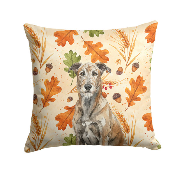 Brindle Irish Wolfhound Heirloom Fall Throw Pillow 14" x 14" product image at NuMercy