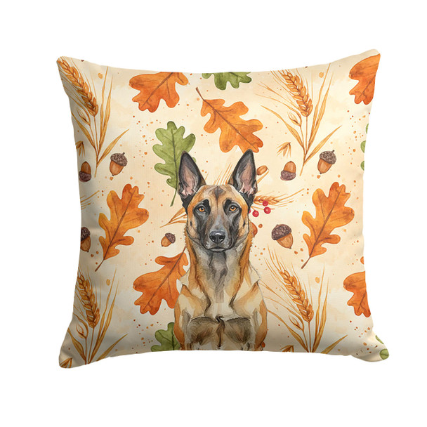 Belgian Malinois Heirloom Fall Throw Pillow 14" x 14" product image at NuMercy
