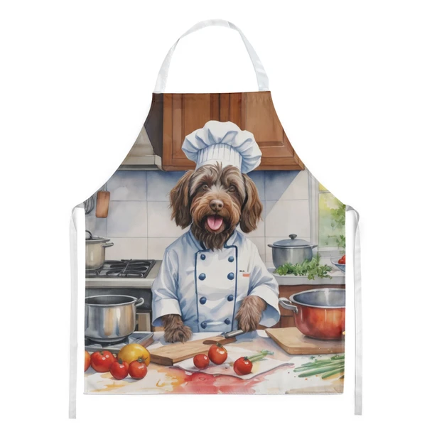 Wirehaired Pointing Griffon The Chef Cooking Kitchen Apron product image at NuMercy