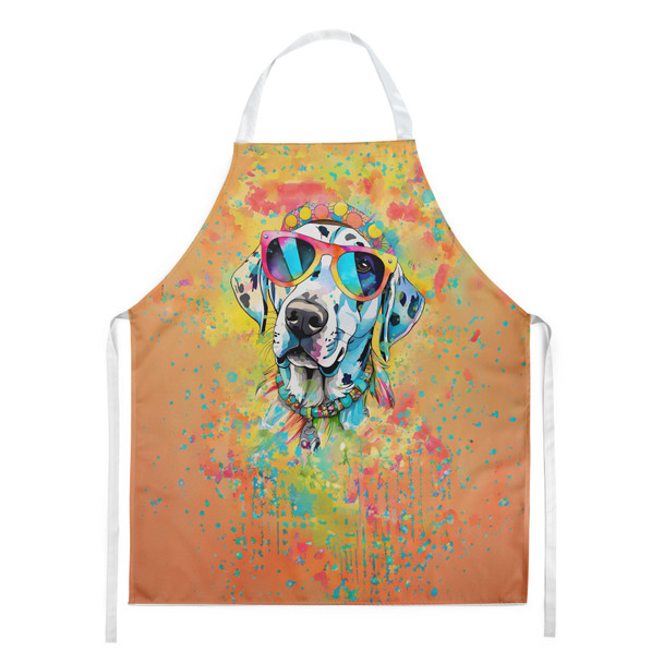 Dalmatian Hippie Dawg Cooking Kitchen Apron DAC2500 product image at NuMercy