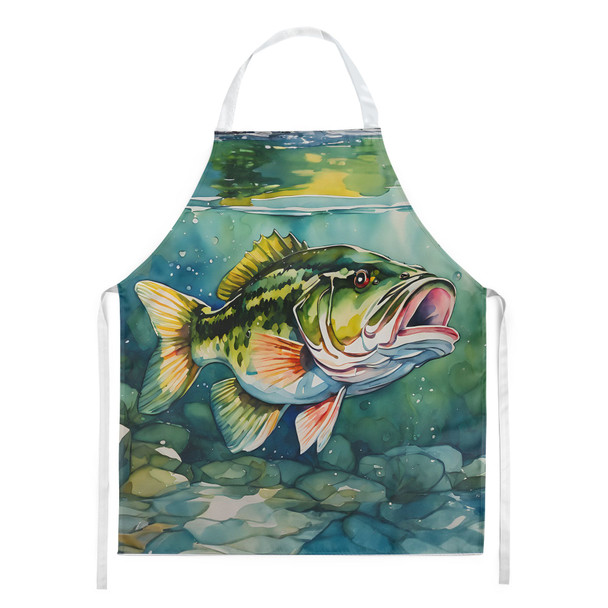 Largemouth Bass Cooking Kitchen Apron DAC2804 product image at NuMercy