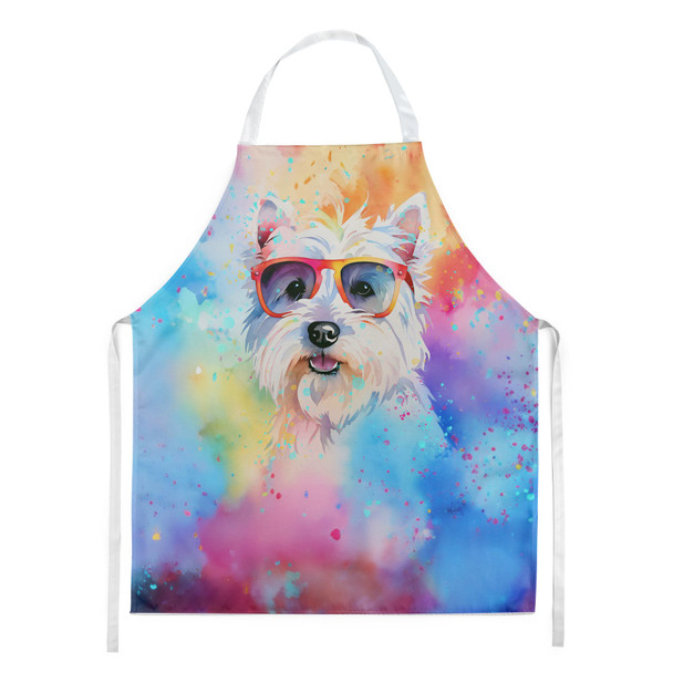 Westie Hippie Dawg Cooking Kitchen Apron DAC2573 product image at NuMercy
