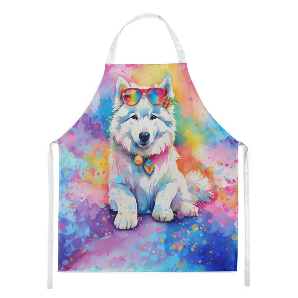 Samoyed Hippie Dawg Cooking Kitchen Apron DAC2551 product image at NuMercy