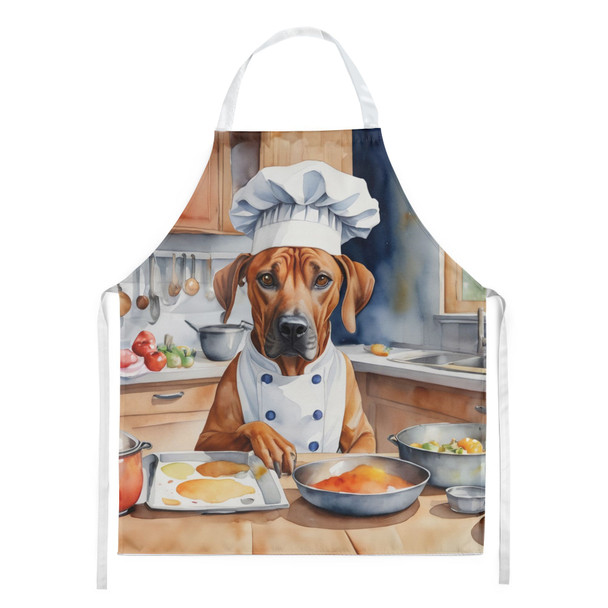 Rhodesian Ridgeback The Chef Cooking Kitchen Apron product image at NuMercy