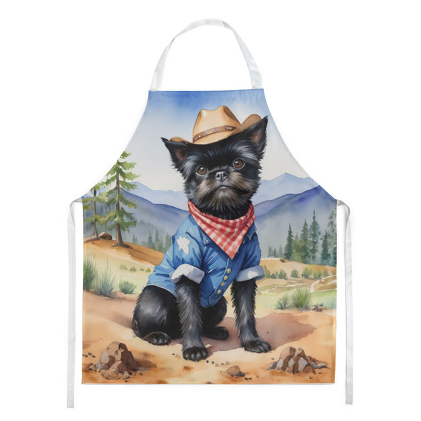 Affenpinscher Cowboy Welcome Cooking Kitchen Apron product image at NuMercy