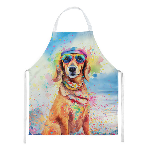 Dachshund Hippie Dawg Cooking Kitchen Apron DAC2498 product image at NuMercy