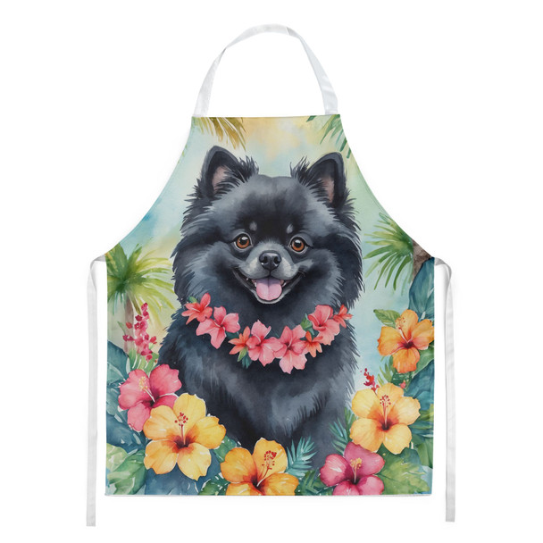 Pomeranian Luau Cooking Kitchen Apron DAC6494 product image at NuMercy
