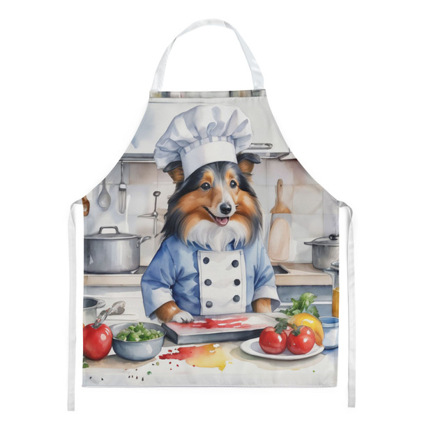 Sheltie The Chef Cooking Kitchen Apron product image at NuMercy