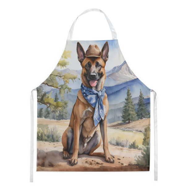 Belgian Malinois Cowboy Welcome Cooking Kitchen Apron product image at NuMercy