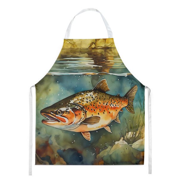 Brown Trout Cooking Kitchen Apron DAC2780 product image at NuMercy