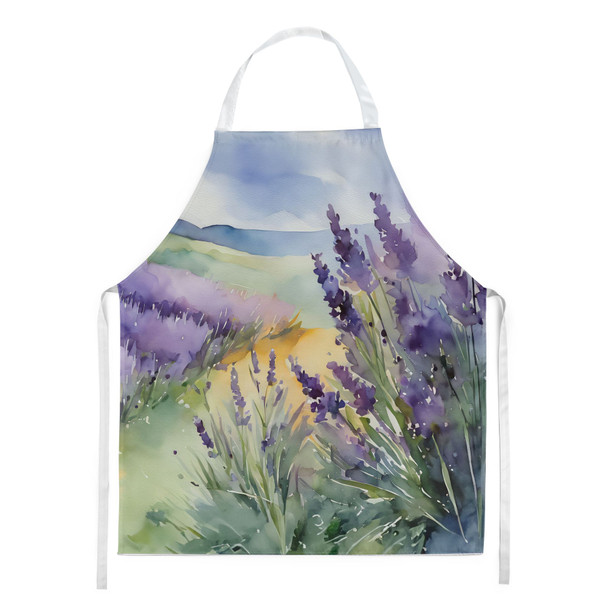 Lavender in Watercolor Cooking Kitchen Apron DAC1583 product image at NuMercy