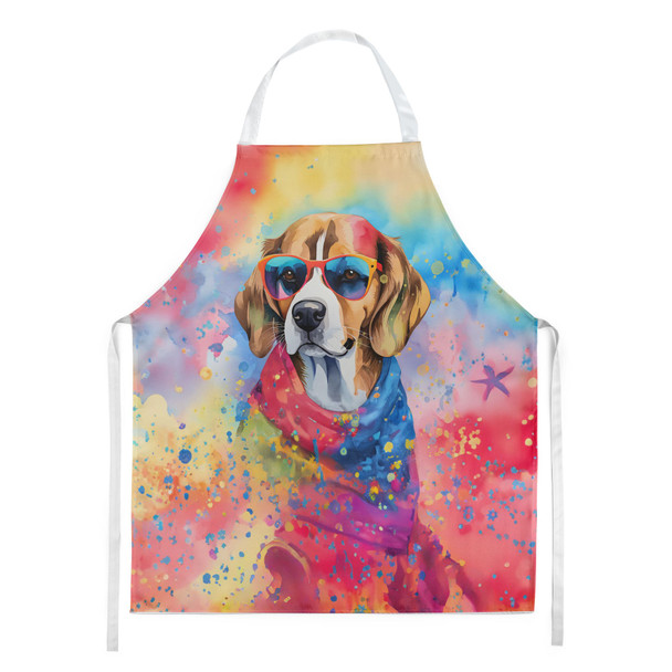 Beagle Hippie Dawg Cooking Kitchen Apron product image at NuMercy