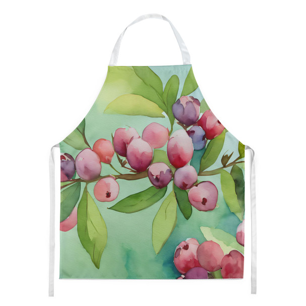 Connecticut Mountain Laurels in Watercolor Cooking Kitchen Apron DAC1634 product image at NuMercy