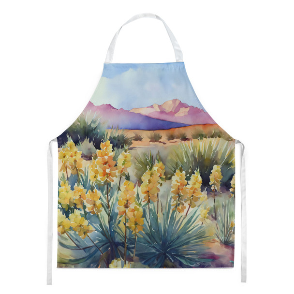 New Mexico Yucca Flower in Watercolor Cooking Kitchen Apron DAC1690 product image at NuMercy