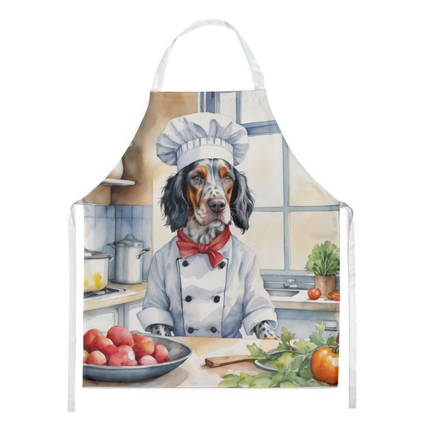 English Setter The Chef Cooking Kitchen Apron product image at NuMercy