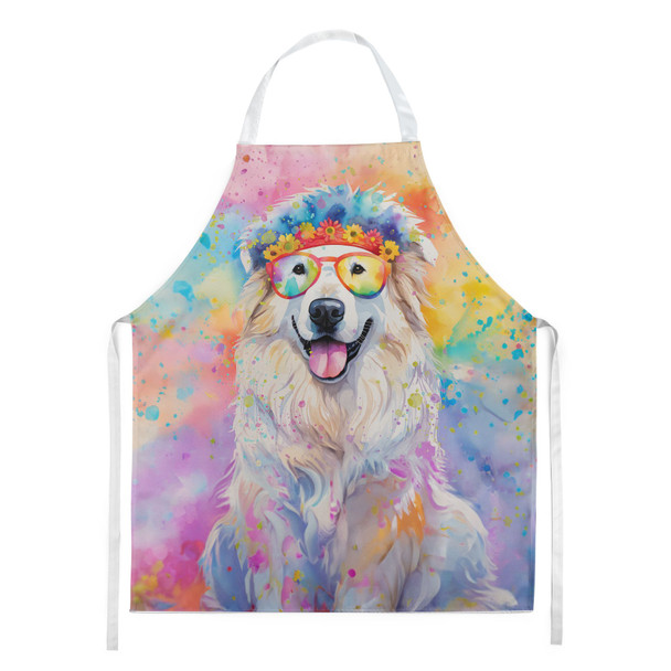 Great Pyrenees Hippie Dawg Cooking Kitchen Apron DAC2517 product image at NuMercy