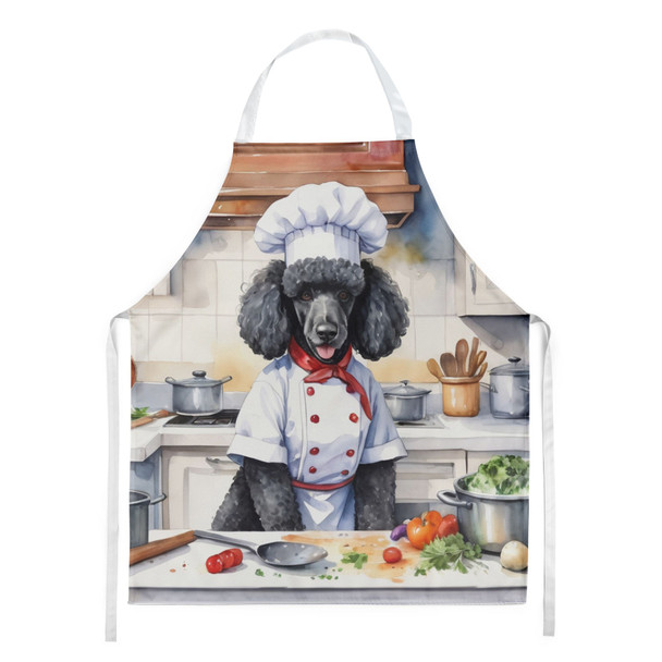 Black Poodle The Chef Cooking Kitchen Apron DAC6302 product image at NuMercy