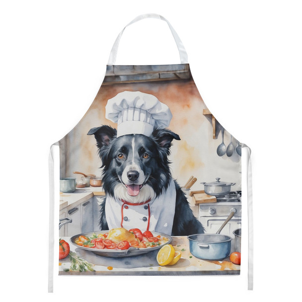 Border Collie The Chef Cooking Kitchen Apron product image at NuMercy