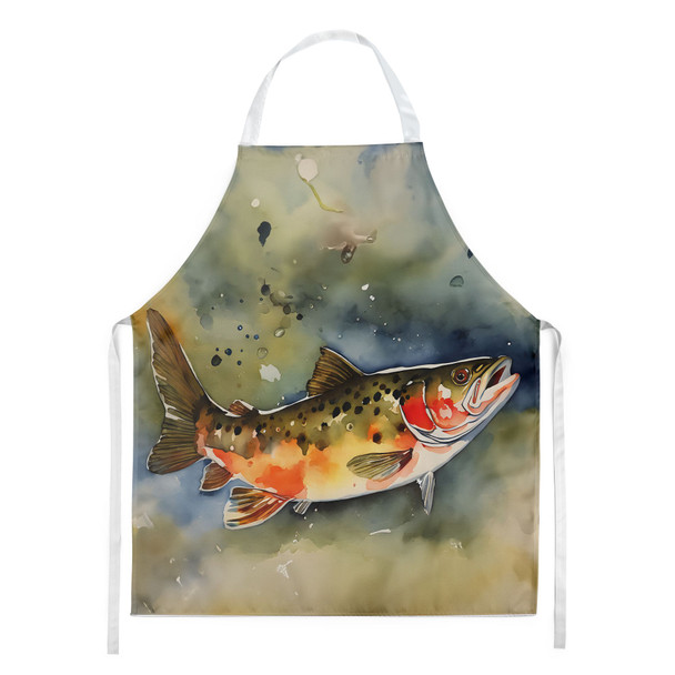 Brook Trout Cooking Kitchen Apron DAC2776 product image at NuMercy