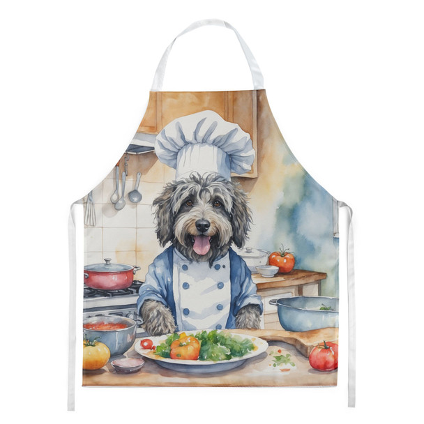 Bergamasco Sheepdog The Chef Cooking Kitchen Apron DAC6203 product image at NuMercy