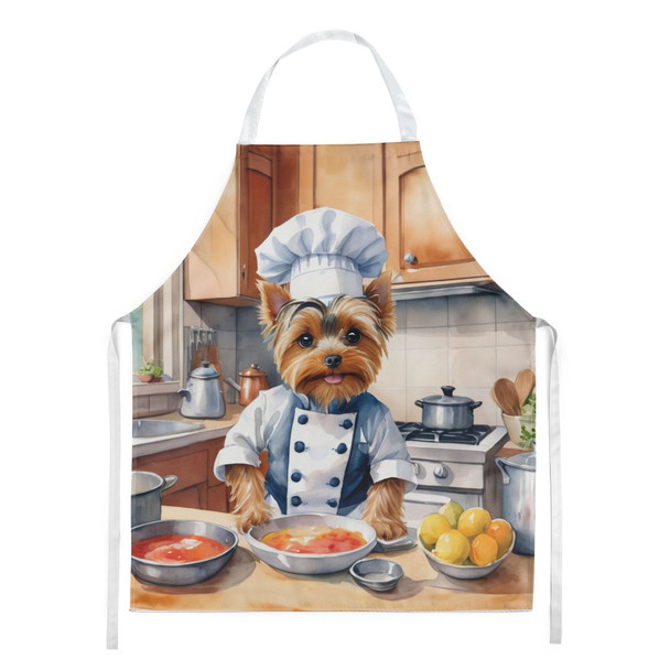 Yorkie Yorkshire Terrier The Chef Cooking Kitchen Apron product image at NuMercy