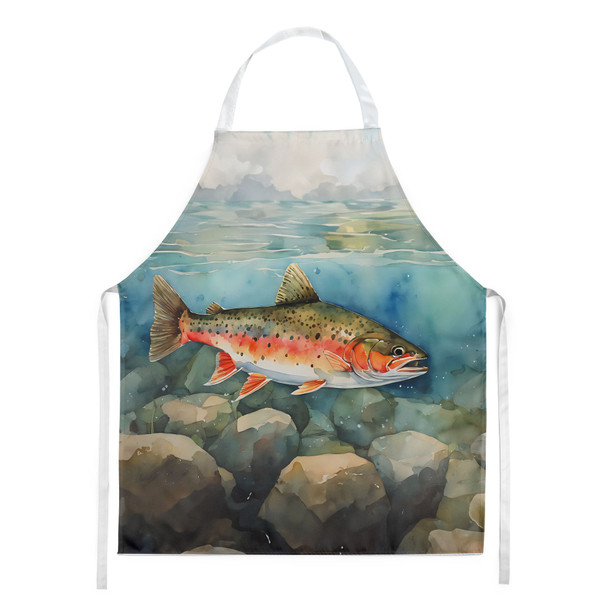 Brook Trout Cooking Kitchen Apron DAC2774 product image at NuMercy
