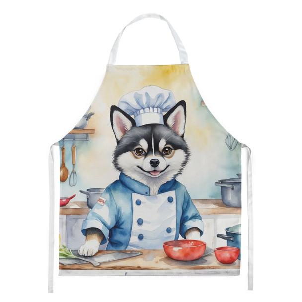 Alaskan Klee Kai The Chef Cooking Kitchen Apron product image at NuMercy