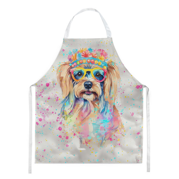 Yorkshire Terrier Hippie Dawg Cooking Kitchen Apron DAC2576 product image at NuMercy