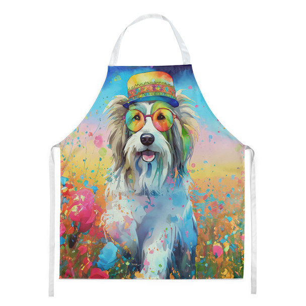 Bearded Collie Hippie Dawg Cooking Kitchen Apron DAC2457 product image at NuMercy