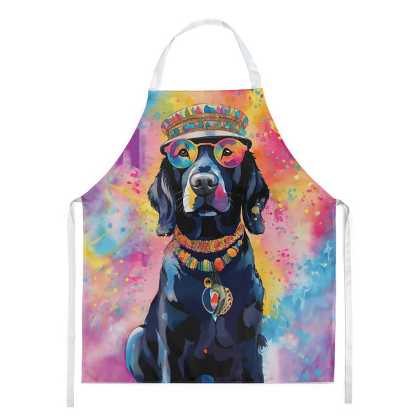 Black Labrador Hippie Dawg Cooking Kitchen Apron DAC2520 product image at NuMercy