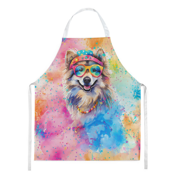 Keeshond Hippie Dawg Cooking Kitchen Apron product image at NuMercy