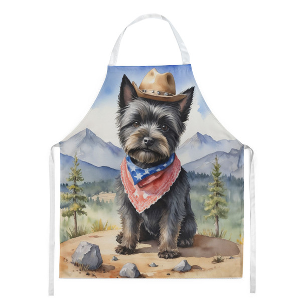 Cairn Terrier Cowboy Welcome Cooking Kitchen Apron DAC5869 product image at NuMercy