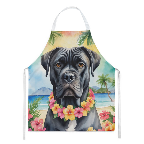 Cane Corso Luau Cooking Kitchen Apron product image at NuMercy