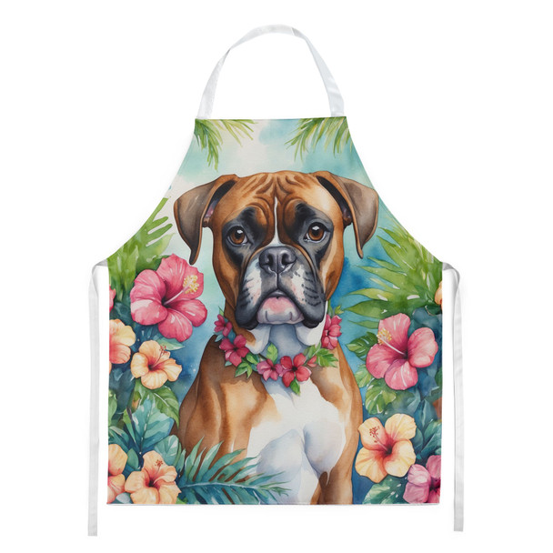 Boxer Luau Cooking Kitchen Apron DAC6388 product image at NuMercy